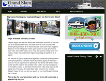 Tablet Screenshot of grandslamhawaii.com